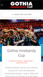 Mobile Screenshot of gothiainnebandycup.se